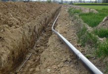 Budowa gazociągu wysokiego ciśnienia DN150 g. Dobrzyca Budowa gazociągu wysokiego ciśnienia DN150 Karmin-Jarocin, gmina Dobrzyca