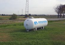 Minimalne odległości zbiorników na gaz płynny na stacji LPG Minimalne odległości zbiorników na gaz płynny na stacji LPG