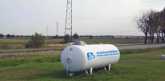 Minimalne odległości zbiorników na gaz płynny na stacji LPG Minimalne odległości zbiorników na gaz płynny na stacji LPG
