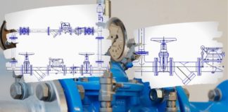 Przykładowe rysunki montażowe zaworów regulacji ciśnienia (dwg Auto CAD) Przykładowe rysunki montażowe zaworów regulacji ciśnienia w dwg Auto CAD