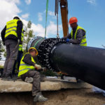 Montaż łączników rurowych podwójnie śrubowanych Nova Siria srl MGRF-D DN800